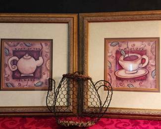 Coffee Bar Art 2 19.25x19.25 Prints