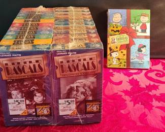 Brand New Sealed VHS The Little Rascals Vol.121 DVD New Sealed Peanuts Holiday Collection 3 Re