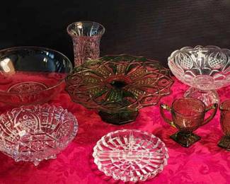 Vintage Antique Glass Pieces
