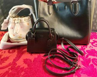 007 Brand New Coach With Tags Coach Tote, Basket Crossbody, and Mimi BB Crossbody