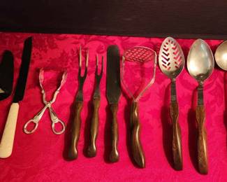 Vintage Cutco , Gotham, and Lenox Serving Utensils