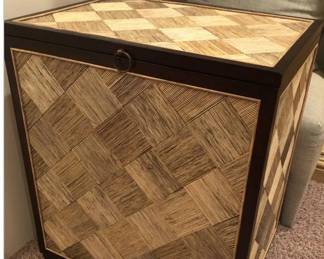 Bombay Bamboo Lined Hamper