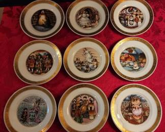 Hans Christian Andersen 9pc Private Commission 1975 By Pauline Ellison