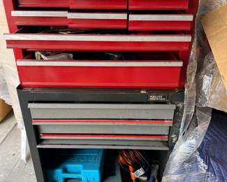 Craftsman tool box with tools...