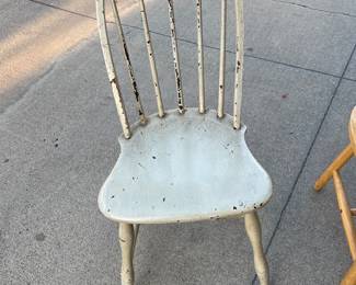 Vintage shabby-chic chair, we have 2.