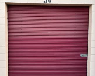 Unit #54 PACKED! Please park against the wall or in guest parking at the entrance to Storage Facility.