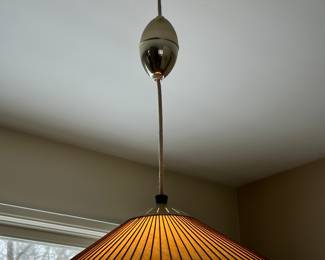 Gerald Thurston for Lightolier retractable pendant lamp