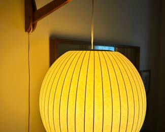George Nelson for Howard Miller bubble wall lamp