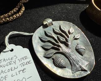 James Avery sterling acorn tree of life