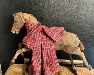 One of a kind rare magnificent vintage/primitive horse. This piece is spectacular 