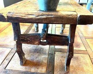 Beautiful table that would make a statement piece as an island for a larger kitchen, a beautiful table for a quaint dining room or a show piece as a sofa table.