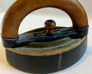 Antique cast iron with wood handle