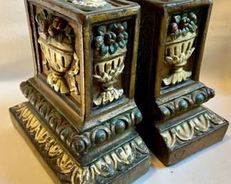 Bronze bookends