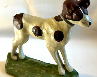 Heritage Metalcraft cast iron dog doorstop