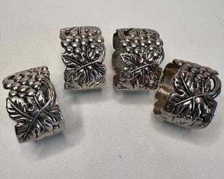 Godinger Silver Art Co. napkin rings
