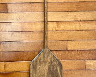 Hand carved oven bread/pizza paddle
