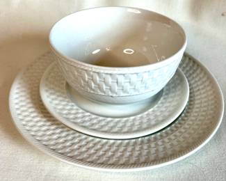 Waverly "Basket Weave" dishes