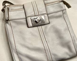 Tignanello white leather purse
