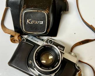 Vintage Kowa camera in leather case