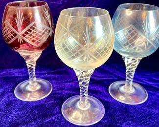 Bohemian stemware