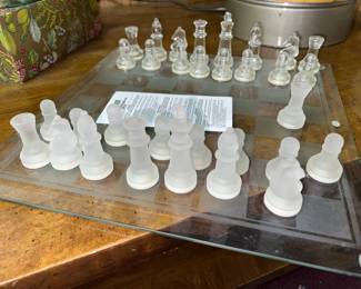 Glass Chess Set