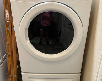 Frigidaire Front Loading Dryer on Storage Pedestal                                             **Pre-Sale Available** Prices will be posted soon