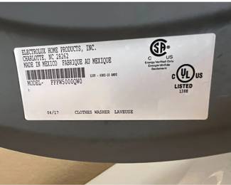 Frigidaire Front Loading Washer on Storage Pedestal                                          **Pre-Sale Available** Prices will be posted soon