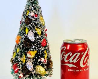 Vintage Christmas Bottle brush tree