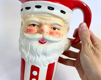Vintage Christmas Santa Mugs