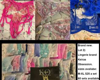 lot 2 lingerie