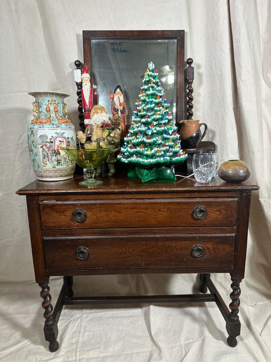 Antique Barley Twist Dresser 