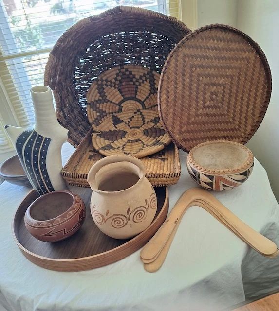 Native American Pottery and Baskets 