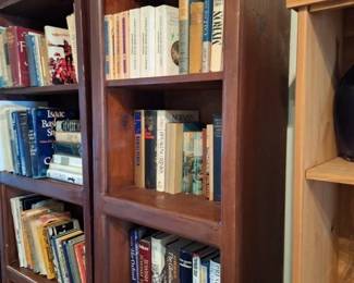 Handmade, sturdy bookshelves