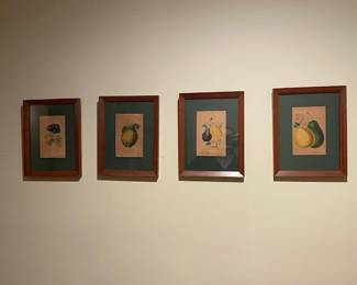 Vintage framed prints