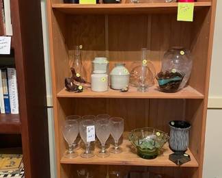 Vases and glassware