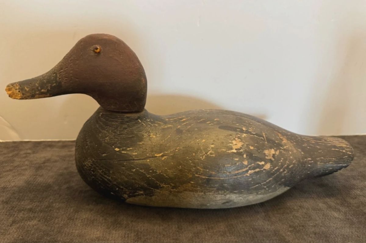 Handcrafted duck