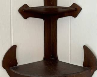 Anchor corner shelf