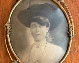 Vintage framed portrait