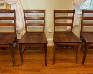 Set of dining chairs