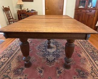 Oak dining table