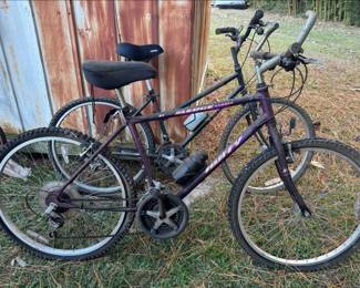 Huffy and Trek bicycles