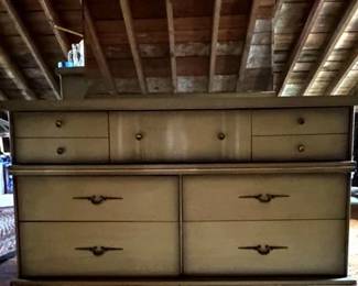 MCM dresser with mirror