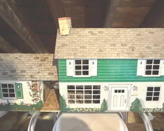Marx Tin 1950s dollhouse