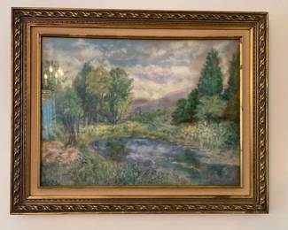 oil-on-canvas / signed 