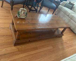 The matching Pine Table