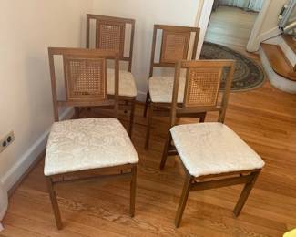 set of 4 bridge chairs  / set of 8 