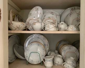Dinnerware - samples on front table - all in good condition