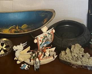 Soap stone, brass and more