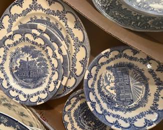 Large assortment of Dinnerware styles and patterns