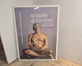 NAISSANCE DE L'ECRITURE 1982 Grand Palais Paris - Exhibition Poster
65" x 48" - FABULOUS